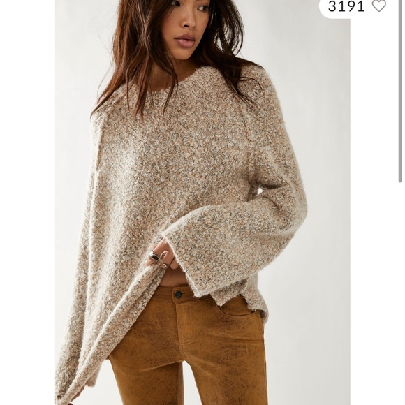 Free People sweater sz S- black & white - Picture 1 of 6